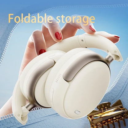ANC HIFI Headphone Bluetooth 5.4 48Db Noise Canceling Hi-Res Spatial Audio Earphone with LDAC over Ear Headset Wireless