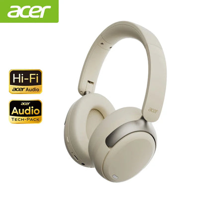 ANC HIFI Headphone Bluetooth 5.4 48Db Noise Canceling Hi-Res Spatial Audio Earphone with LDAC over Ear Headset Wireless