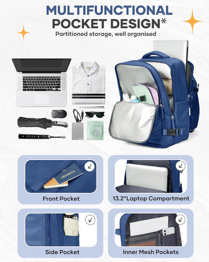 Travel Backpack for Men Women Carry on Backpack for Airplanes Personal Item Bag for Traveling on Airplane Traveling Backpacks Airback Backpacks for Travel Mochila De Viaje