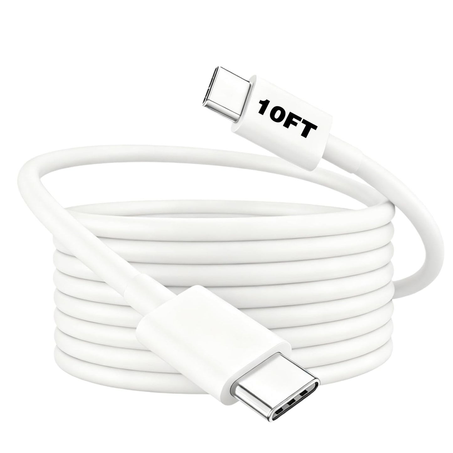 Long Phone Charger Cord USB C to USB C Cable 10 Ft Fast Charging Phone Cord 10 Foot Compatible New Iphone 17 Pro/17 Promax/17 Air/17E/16 Pro Max/16Pro/16 Plus/16E/16/15Pro Max/15 Pro/15 Plus/15