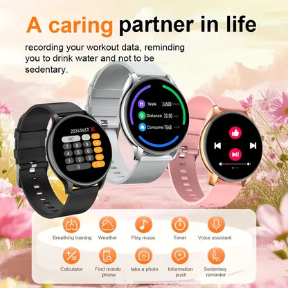 Outdoor Sports Smartwatch Bluetooth Calling Music Playback Fitness Tracking Men and Women 2025 New Smart Watch