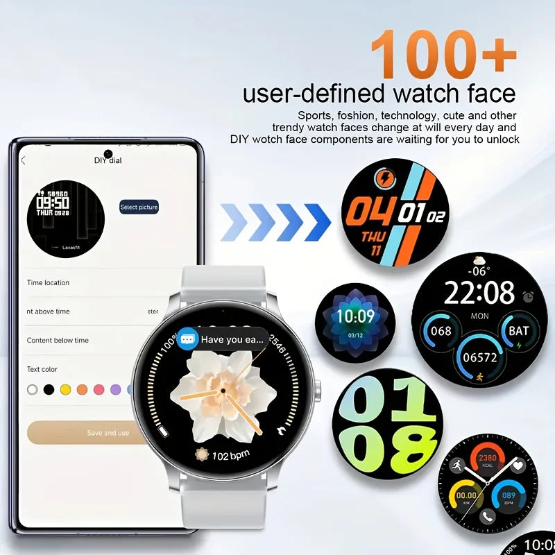 Outdoor Sports Smartwatch Bluetooth Calling Music Playback Fitness Tracking Men and Women 2025 New Smart Watch