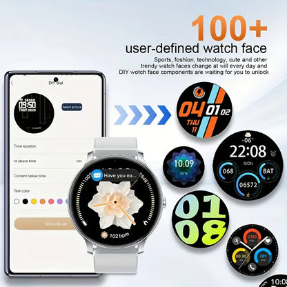 Outdoor Sports Smartwatch Bluetooth Calling Music Playback Fitness Tracking Men and Women 2025 New Smart Watch