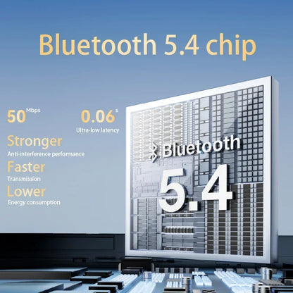 ANC HIFI Headphone Bluetooth 5.4 48Db Noise Canceling Hi-Res Spatial Audio Earphone with LDAC over Ear Headset Wireless